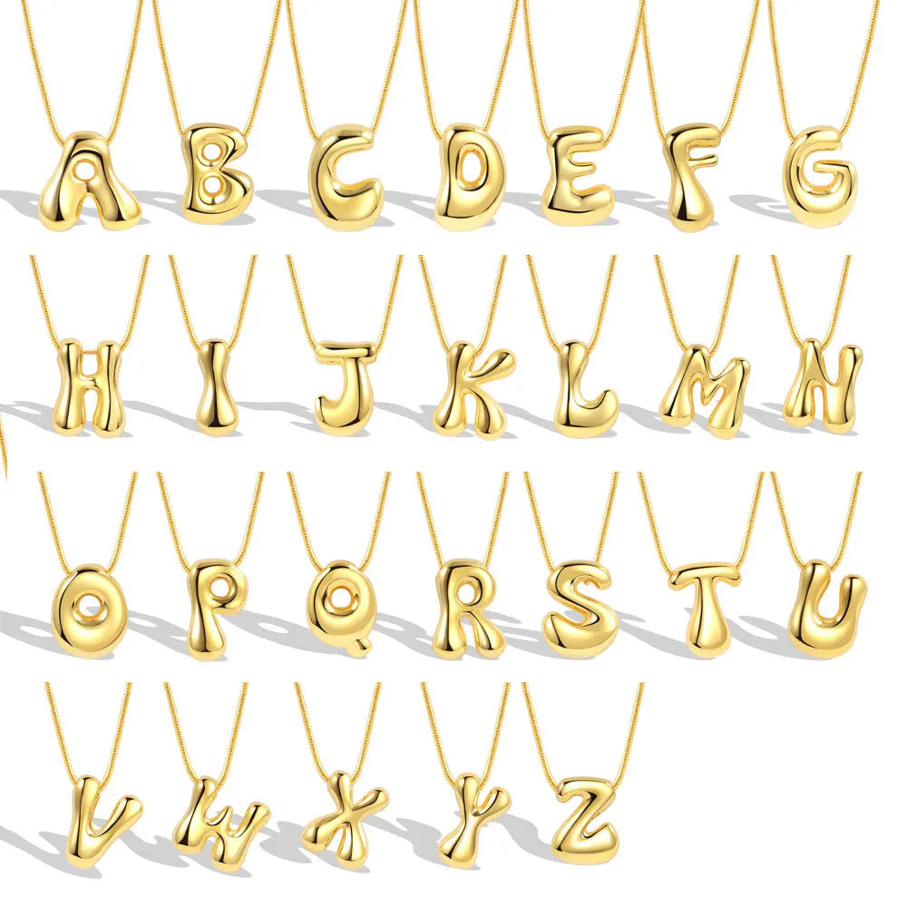 Letters Sterling Silver