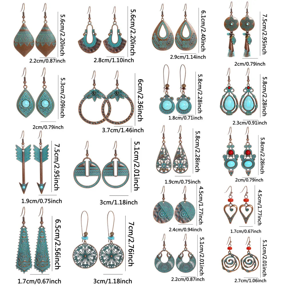 Bohemian Drop Earrings