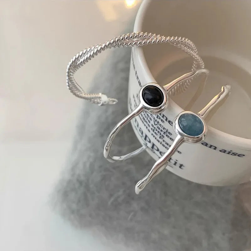 Black Eye Sterling Silver