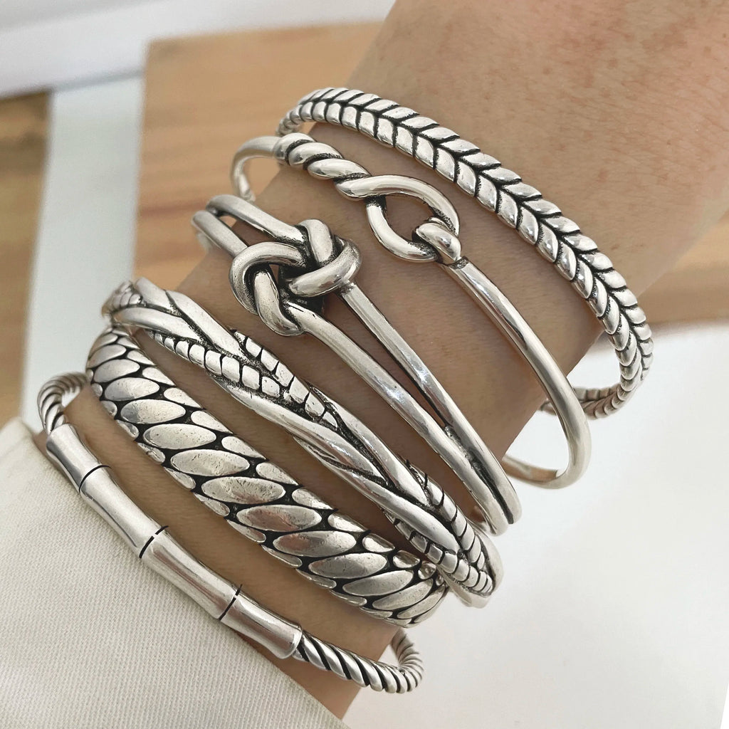 Sexy Sterling Silver Metal Bracelet