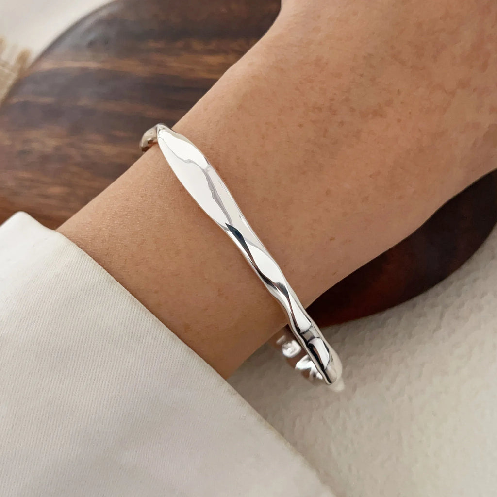Sexy Sterling Silver Metal Bracelet